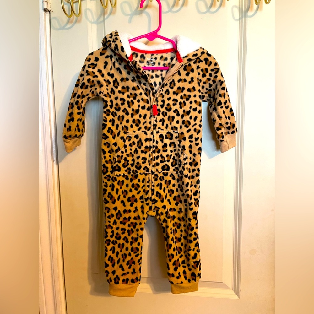 Carter's Fleece Leopard Jumper